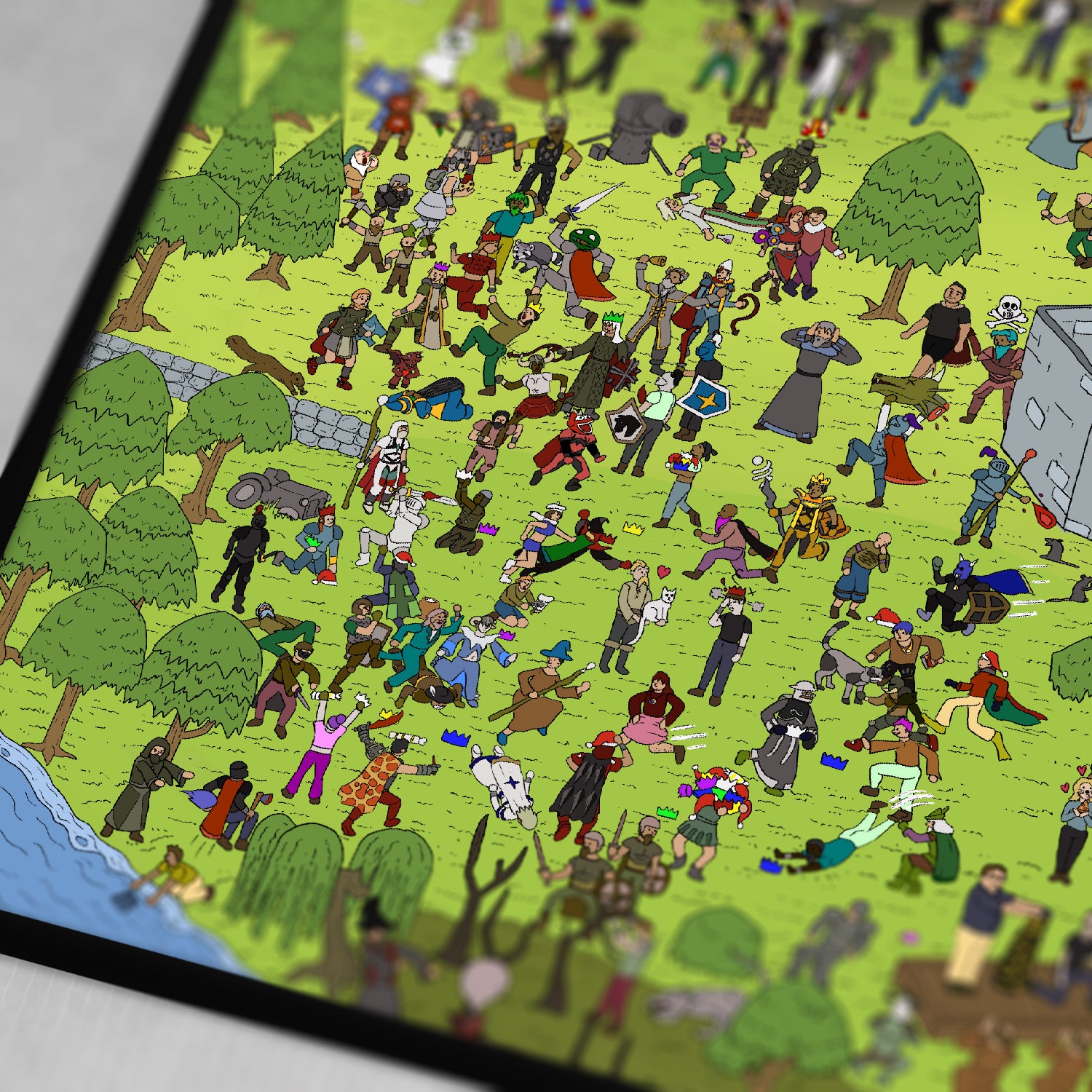Where's Wise Old Man Desk Mat