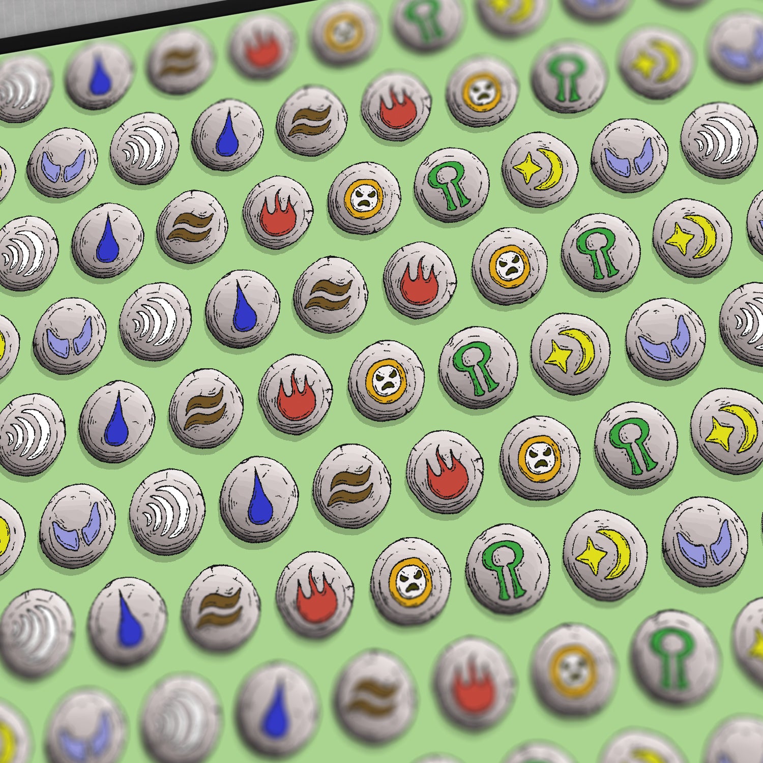 Desk of Runes Desk Mat (Final Sale)