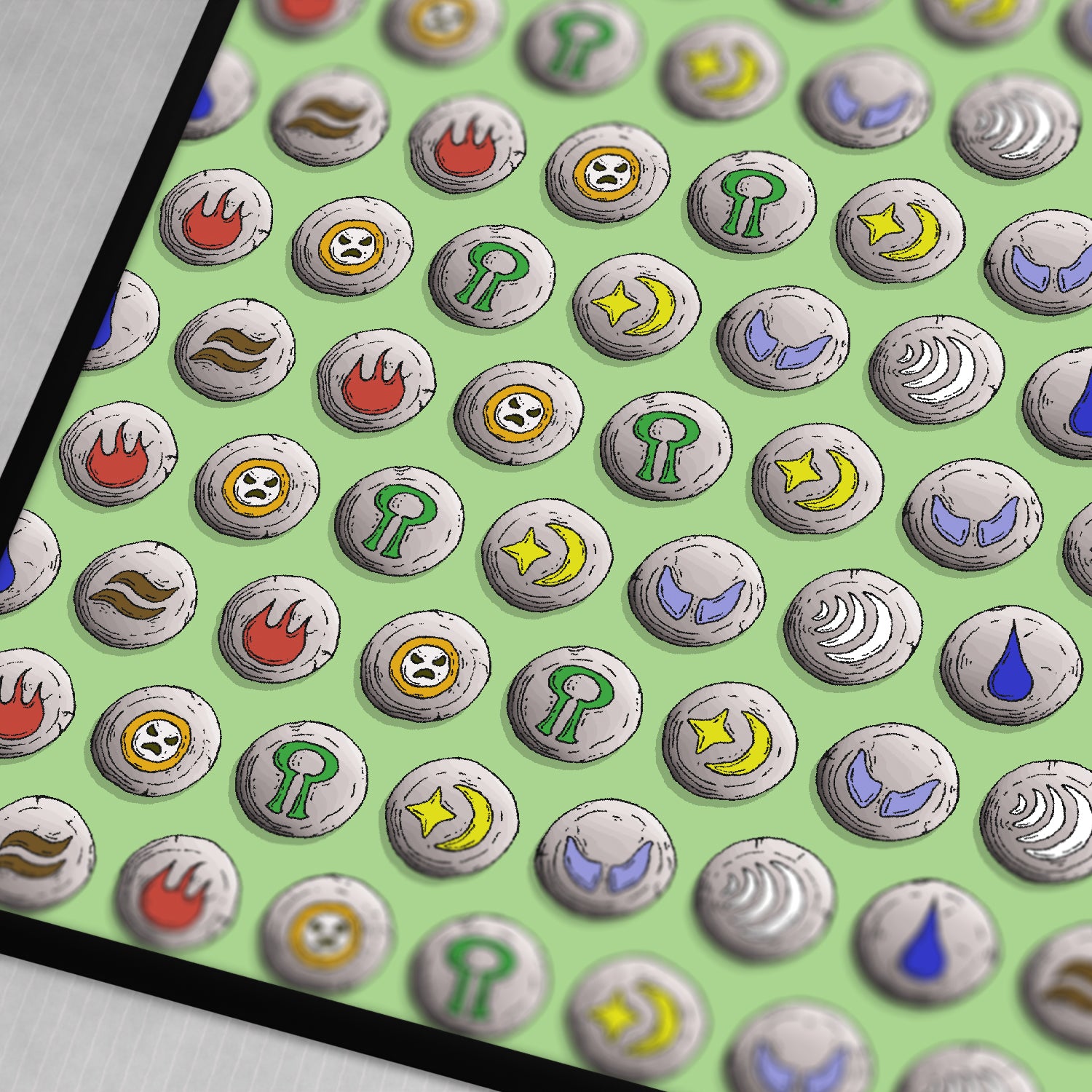 Desk of Runes Desk Mat (Final Sale)