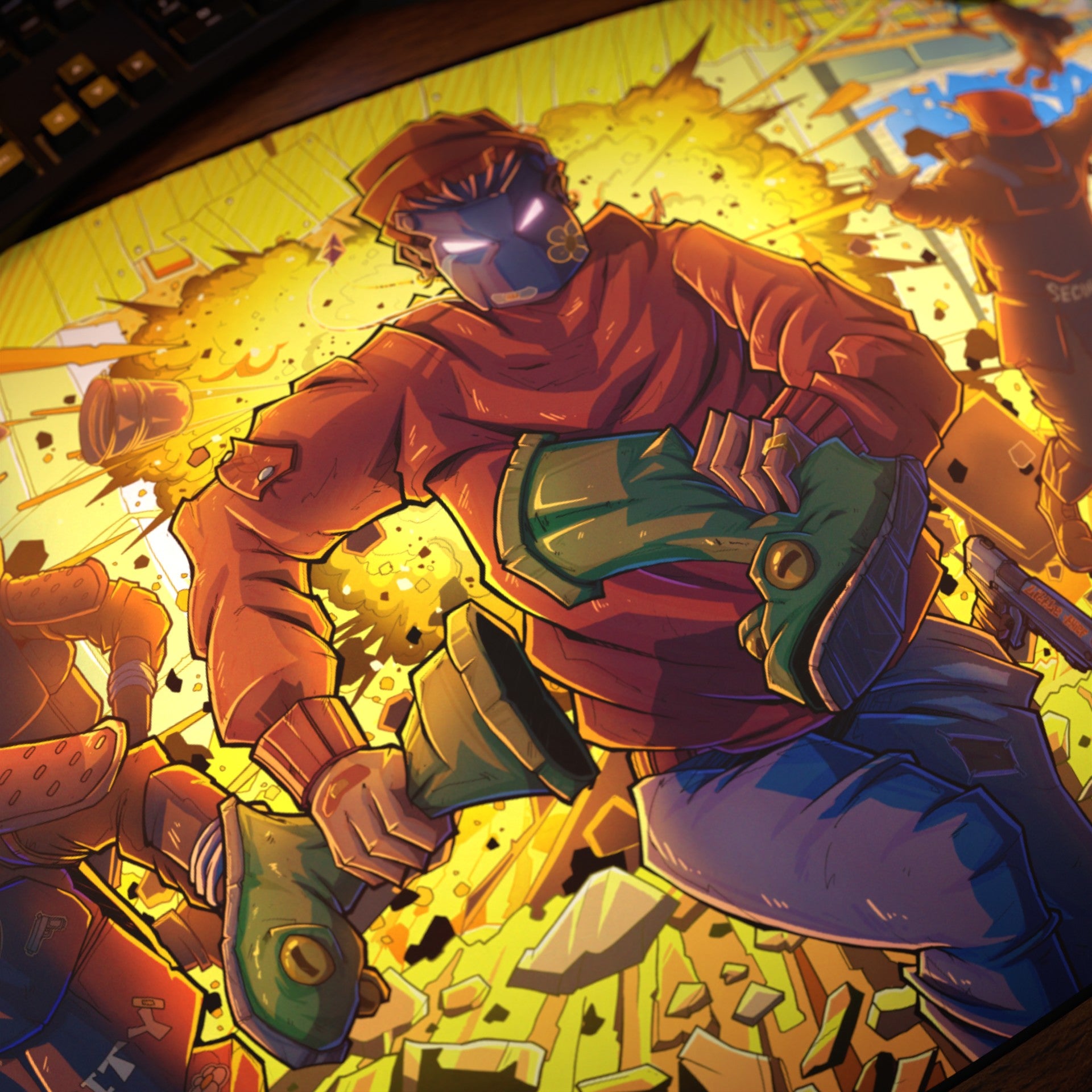 Operation Frog Boots Desk Mat