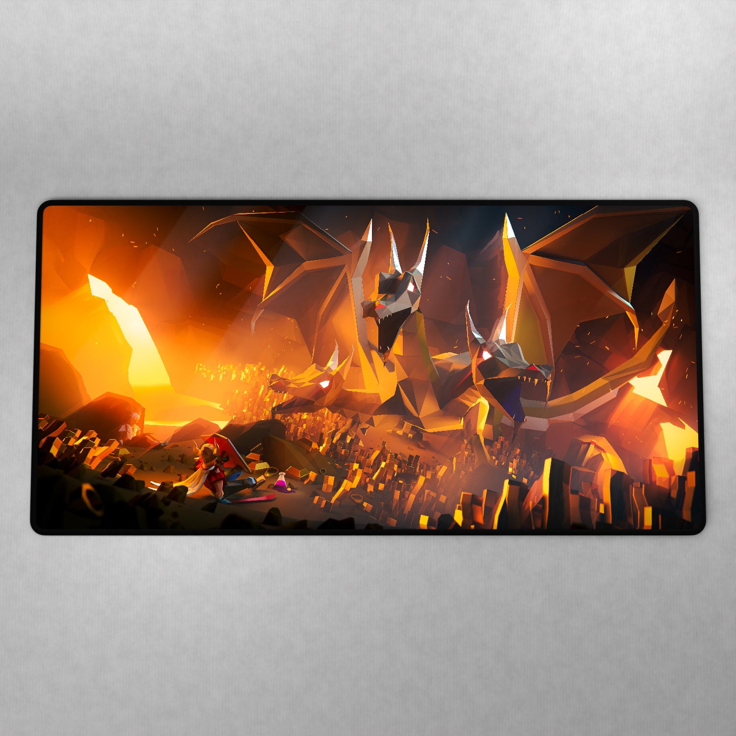 King Black Dragon Desk Mat