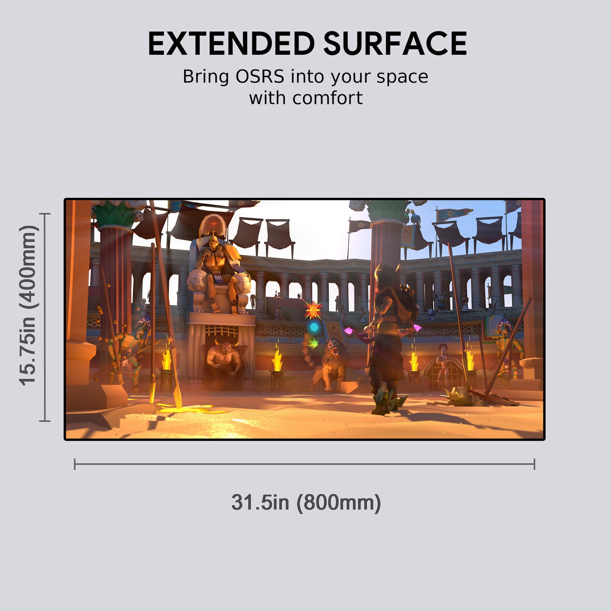 Fortis Colosseum Desk Mat