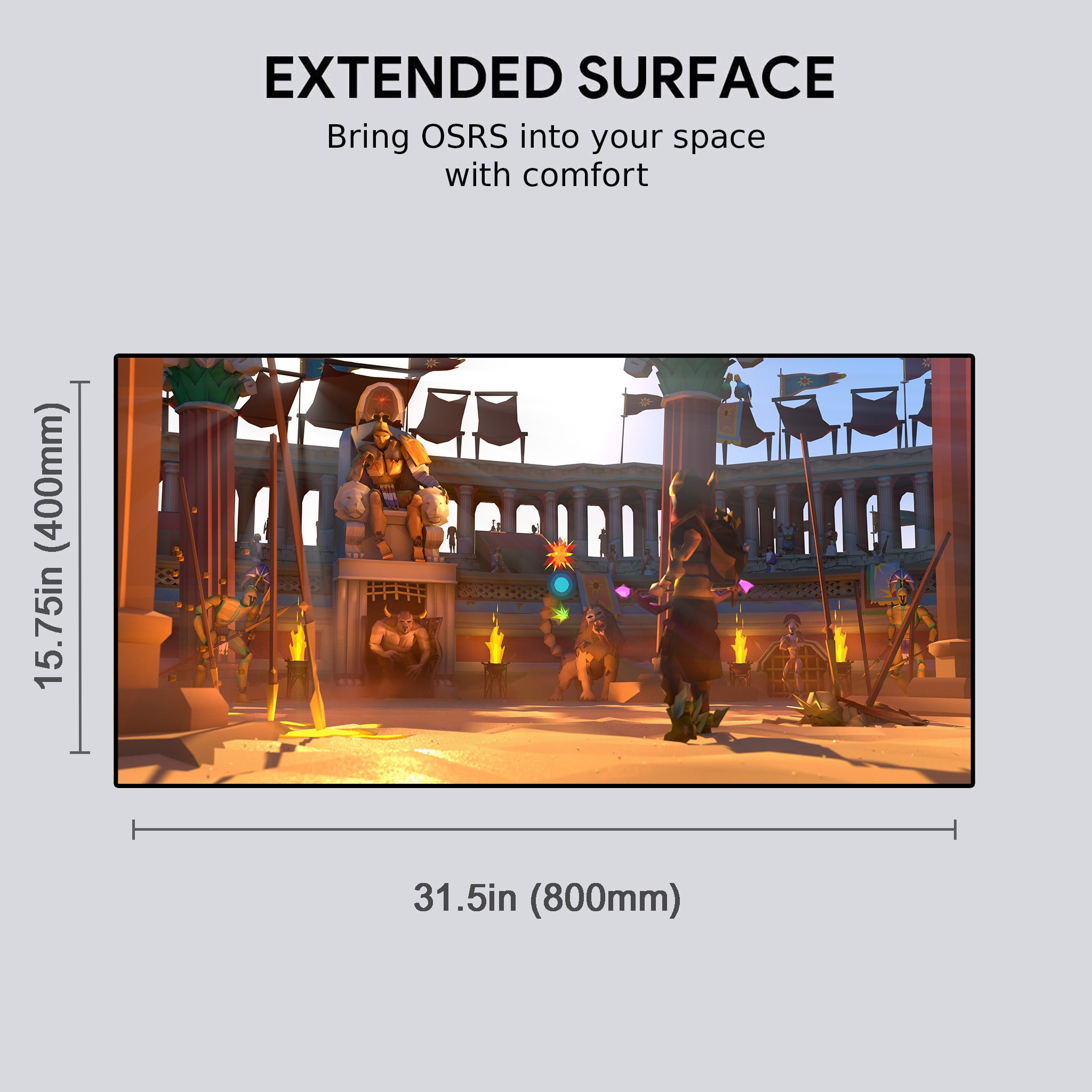 Fortis Colosseum Desk Mat