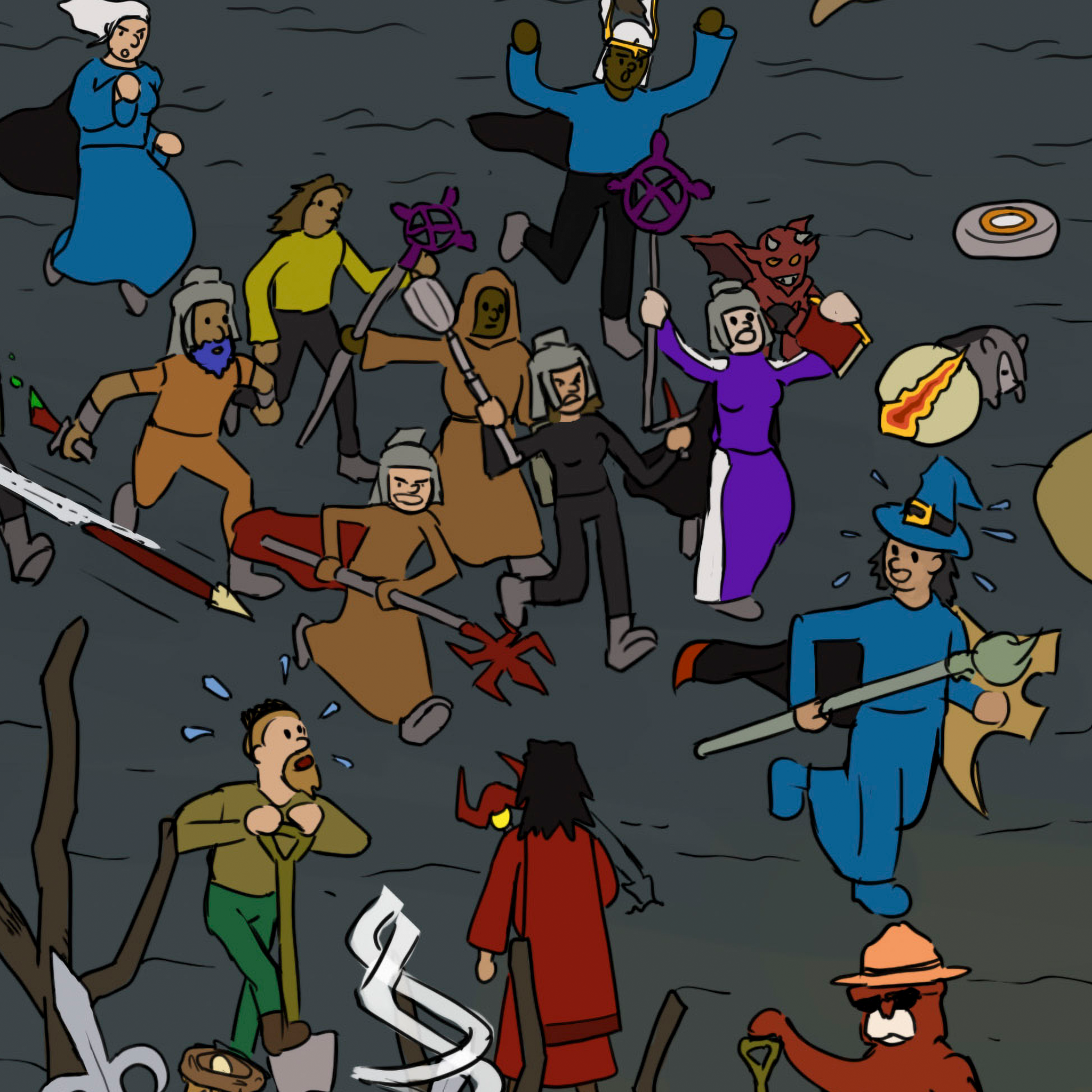 Where's Wise Old Man Desk Mat