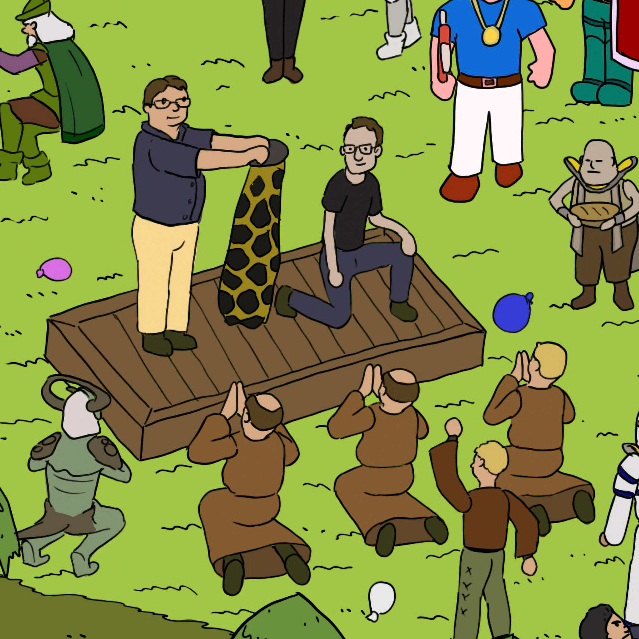 Where's Wise Old Man Desk Mat