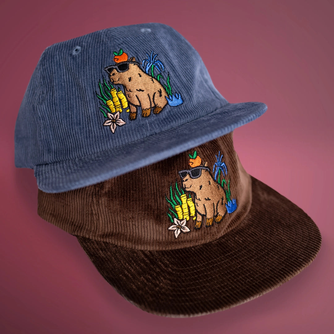 Capybara Corduroy Cap