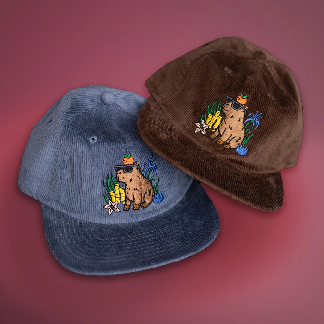 Capybara Corduroy Cap