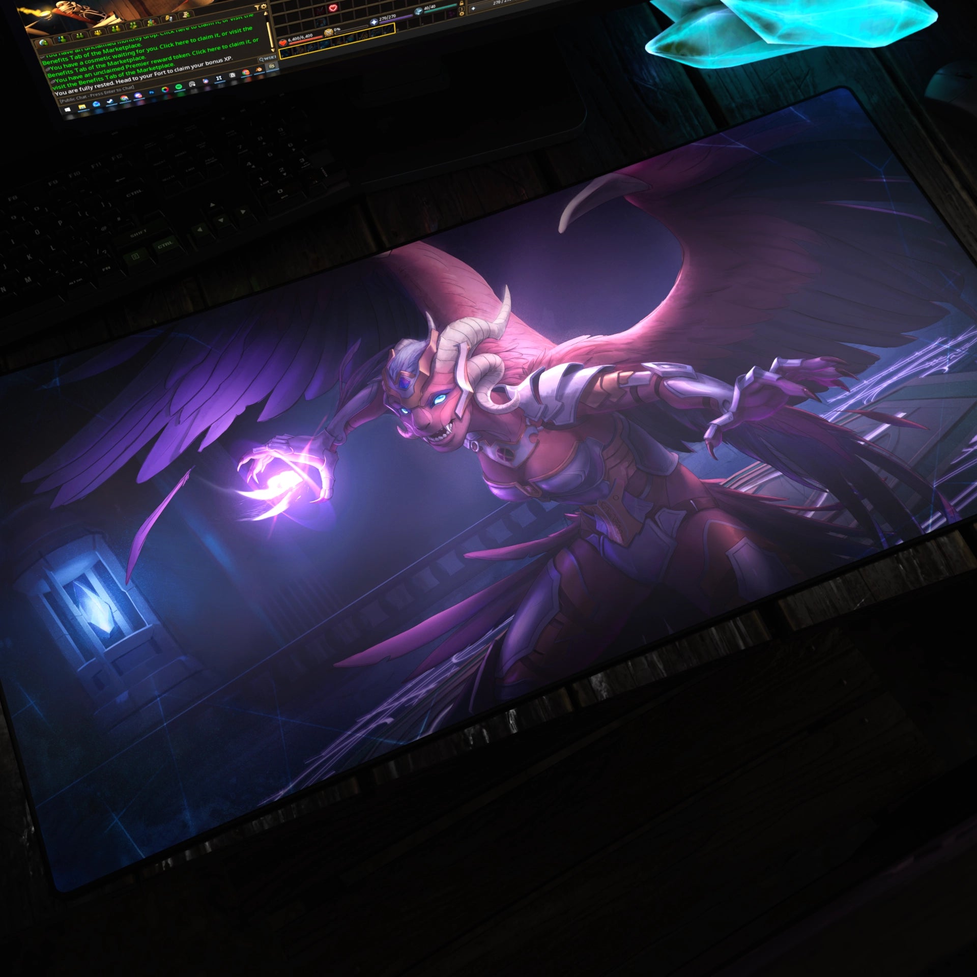 Nex, Angel of Death Deskmat
