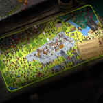 Where's Wise Old Man RGB Desk Mat