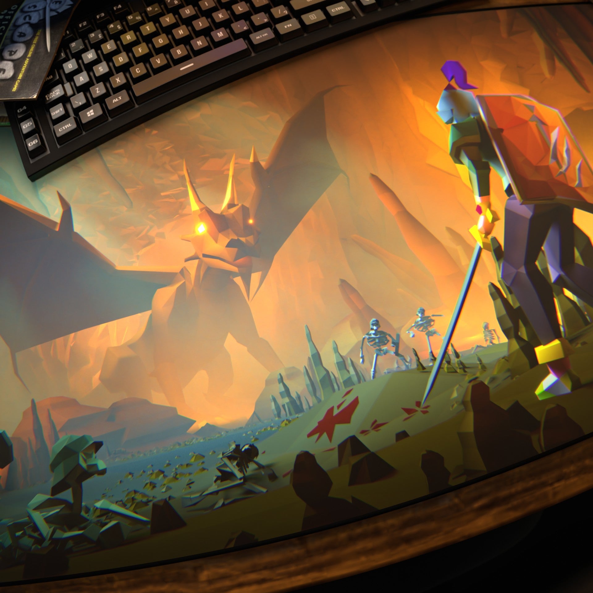 Elvarg - "Dragon Slayer" Desk Mat (Coming soon)