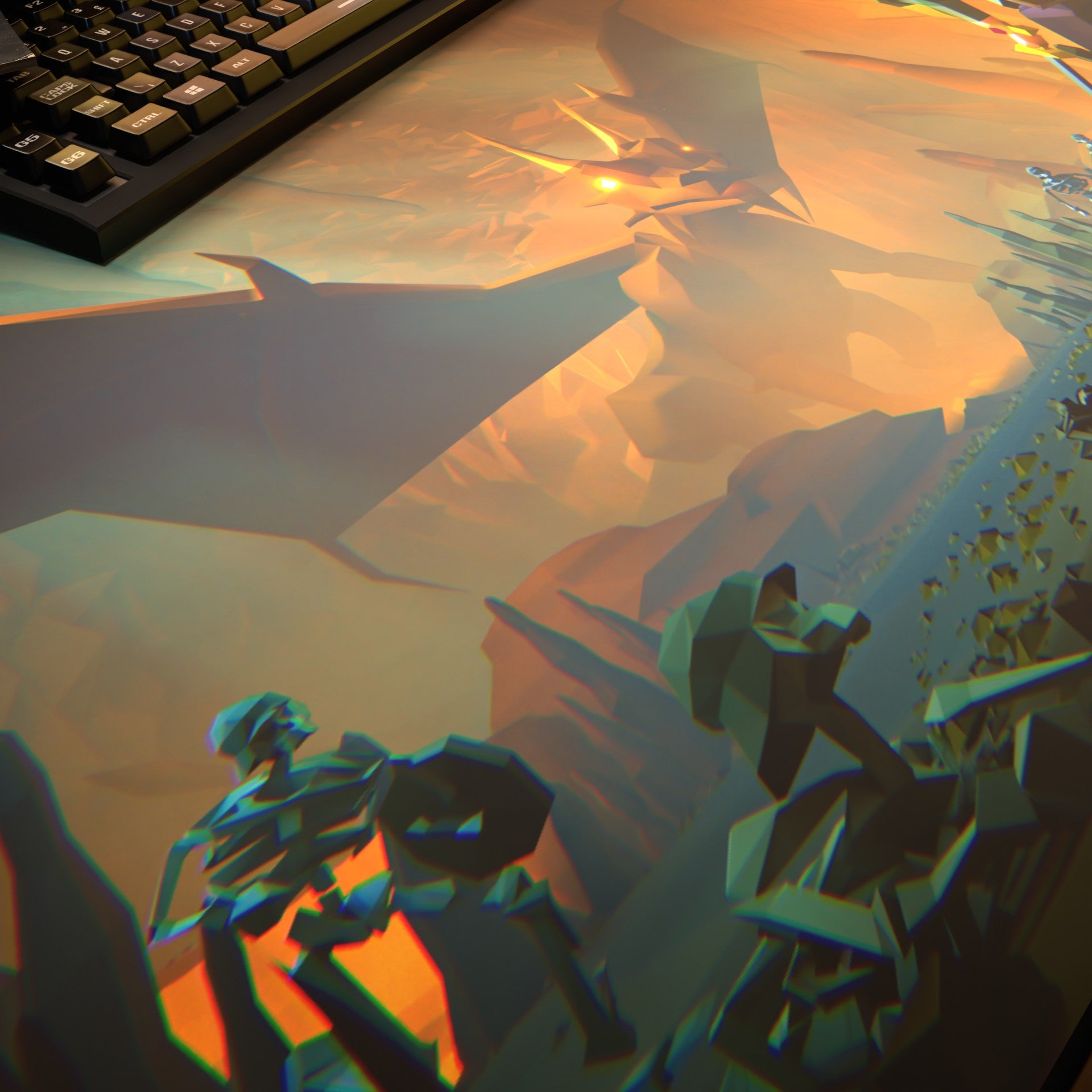 Elvarg - "Dragon Slayer" Desk Mat (Coming soon)