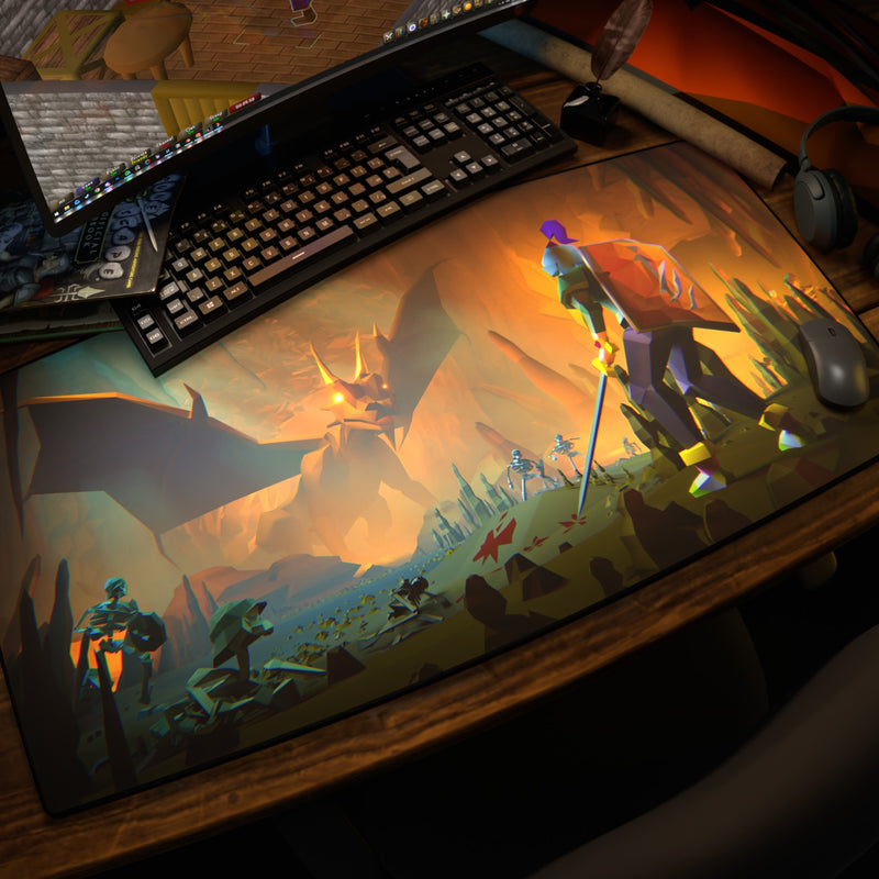 Elvarg - "Dragon Slayer" Desk Mat