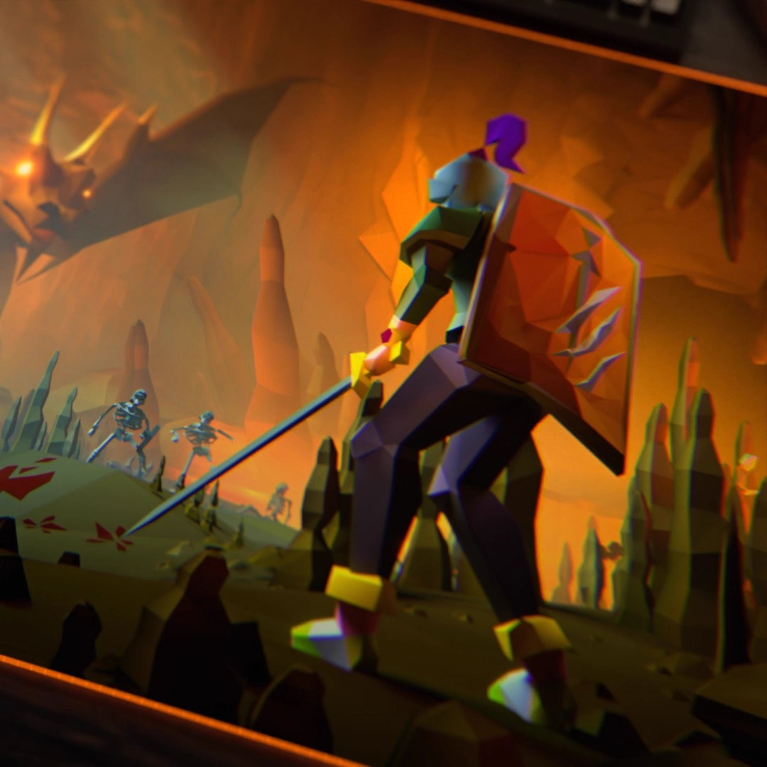 Elvarg - "Dragon Slayer" RGB Desk Mat