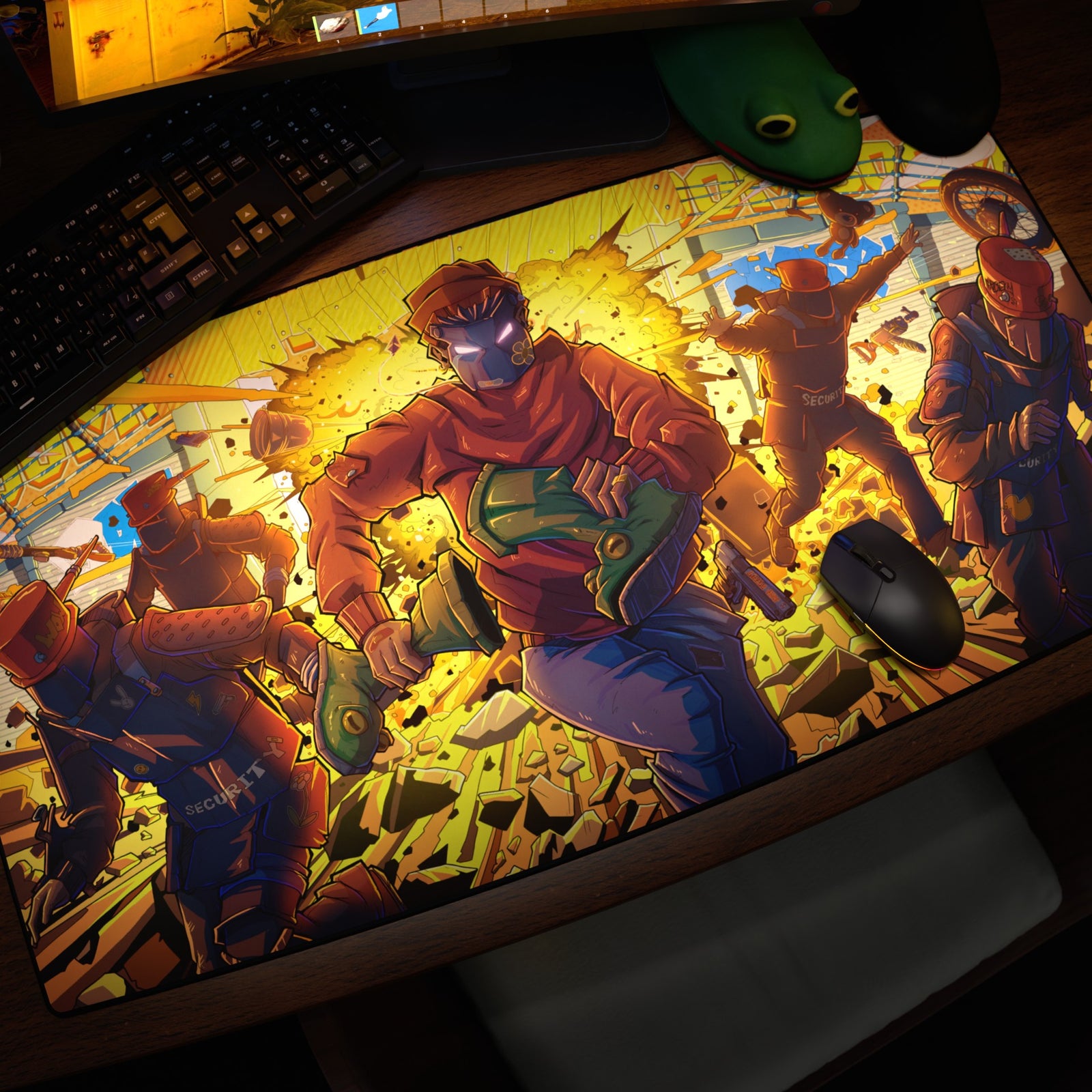 Operation Frog Boots Desk Mat