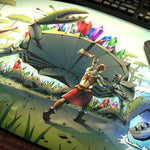 Gemstone Crab Desk Mat