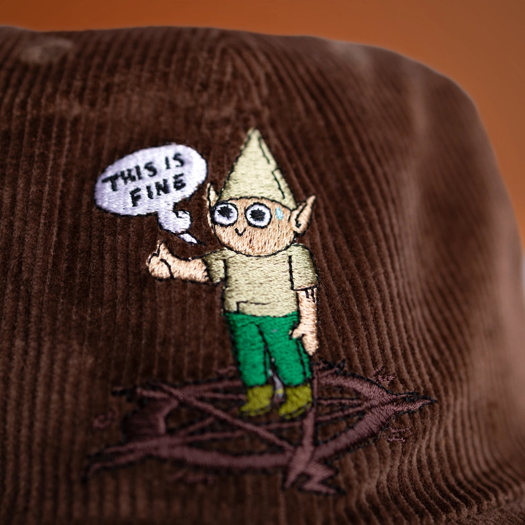 Gnome Child Corduroy Cap