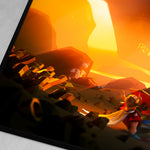 King Black Dragon Desk Mat
