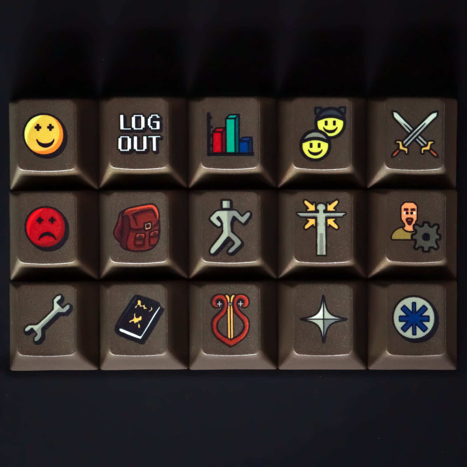 Retro 2005 Plastic Keycap Set (Pre-order)