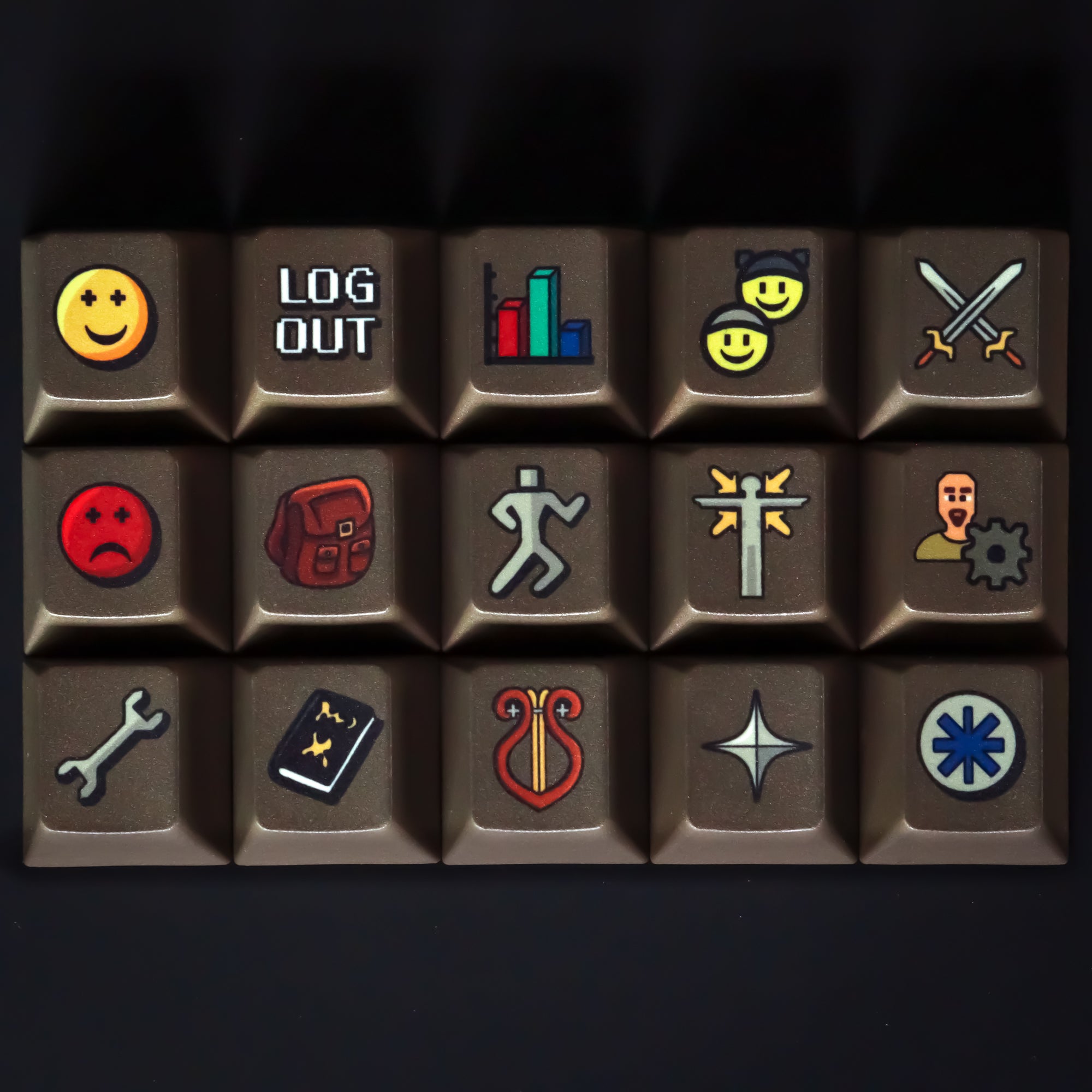 Retro 2005 Plastic Keycap Set (Pre-order)