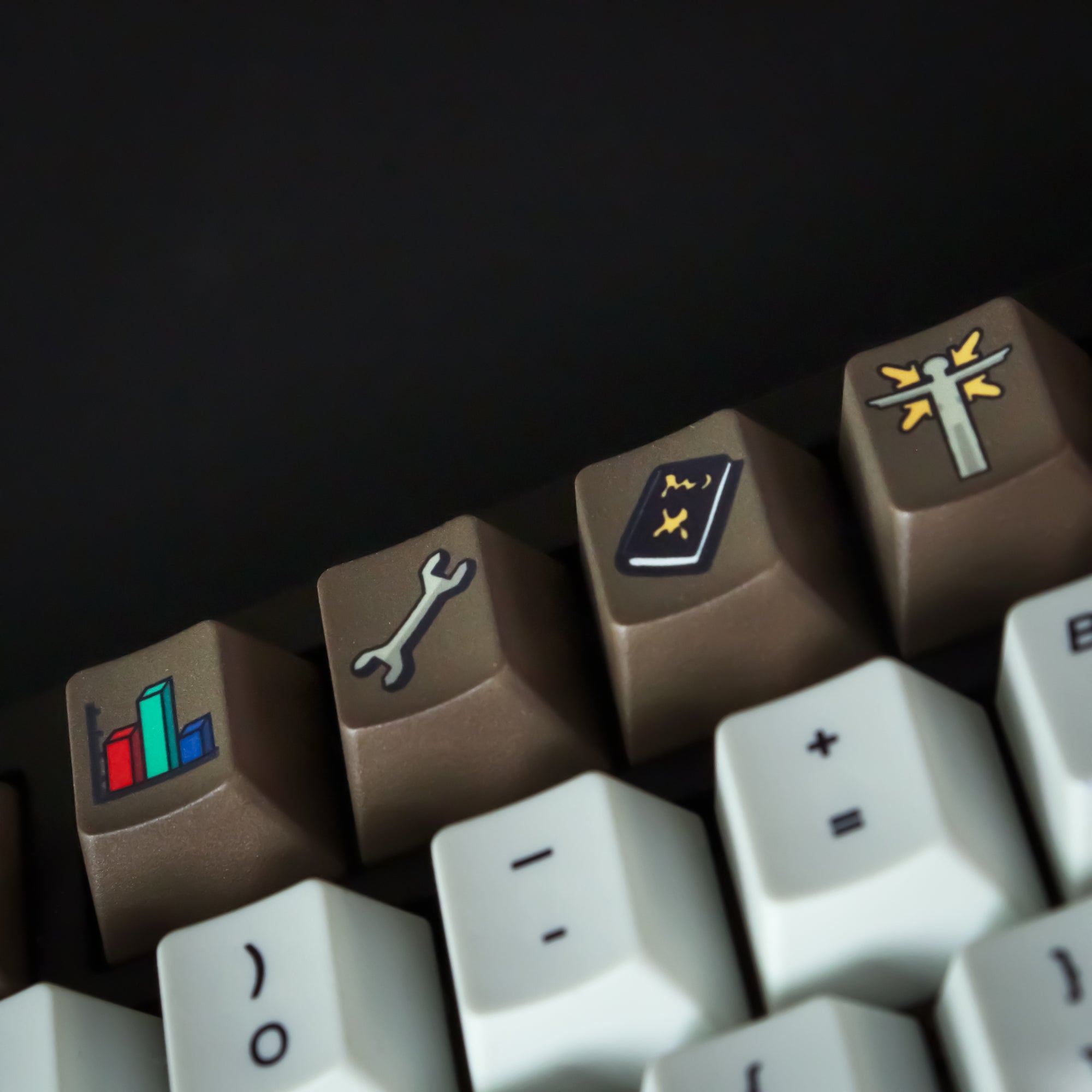 Retro 2005 Plastic Keycap Set (Pre-order)