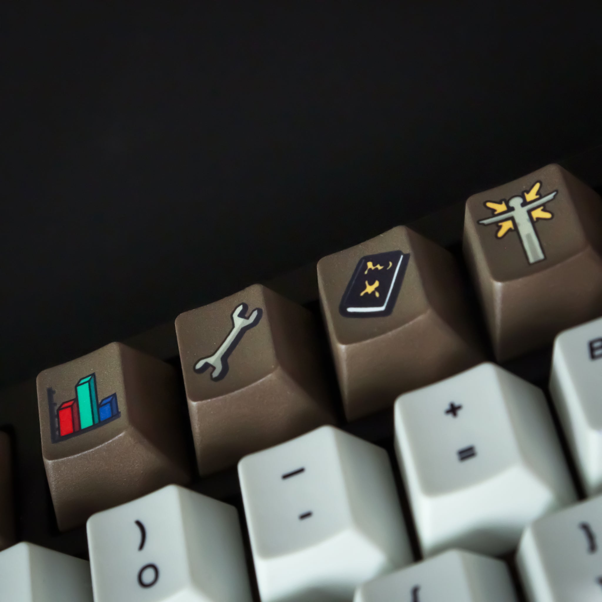 Retro 2005 Plastic Keycap Set (Pre-order)