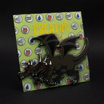 King Black Dragon Enamel Pin