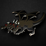 King Black Dragon Enamel Pin