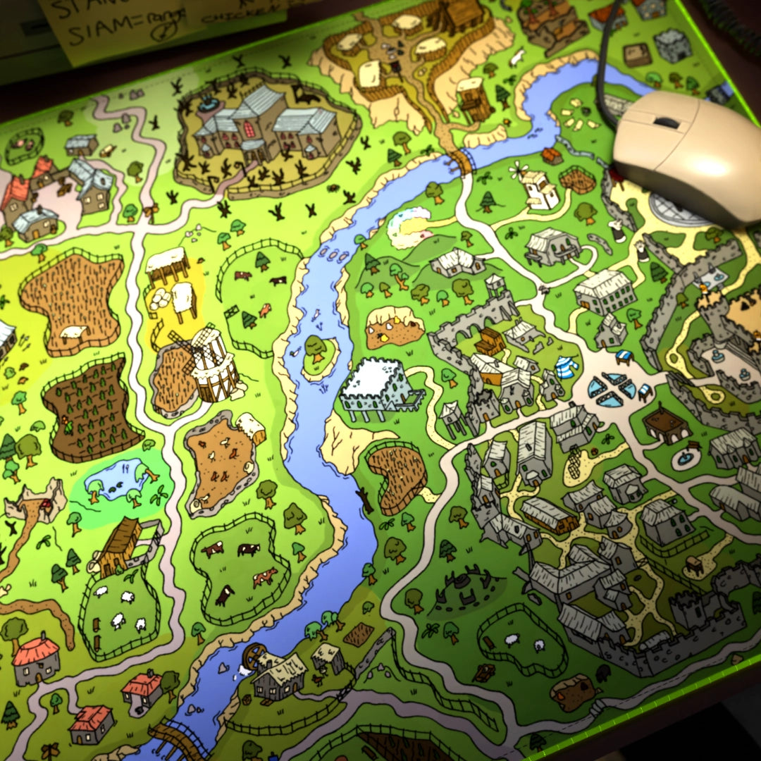 Kingdom of Misthalin RGB Desk Mat