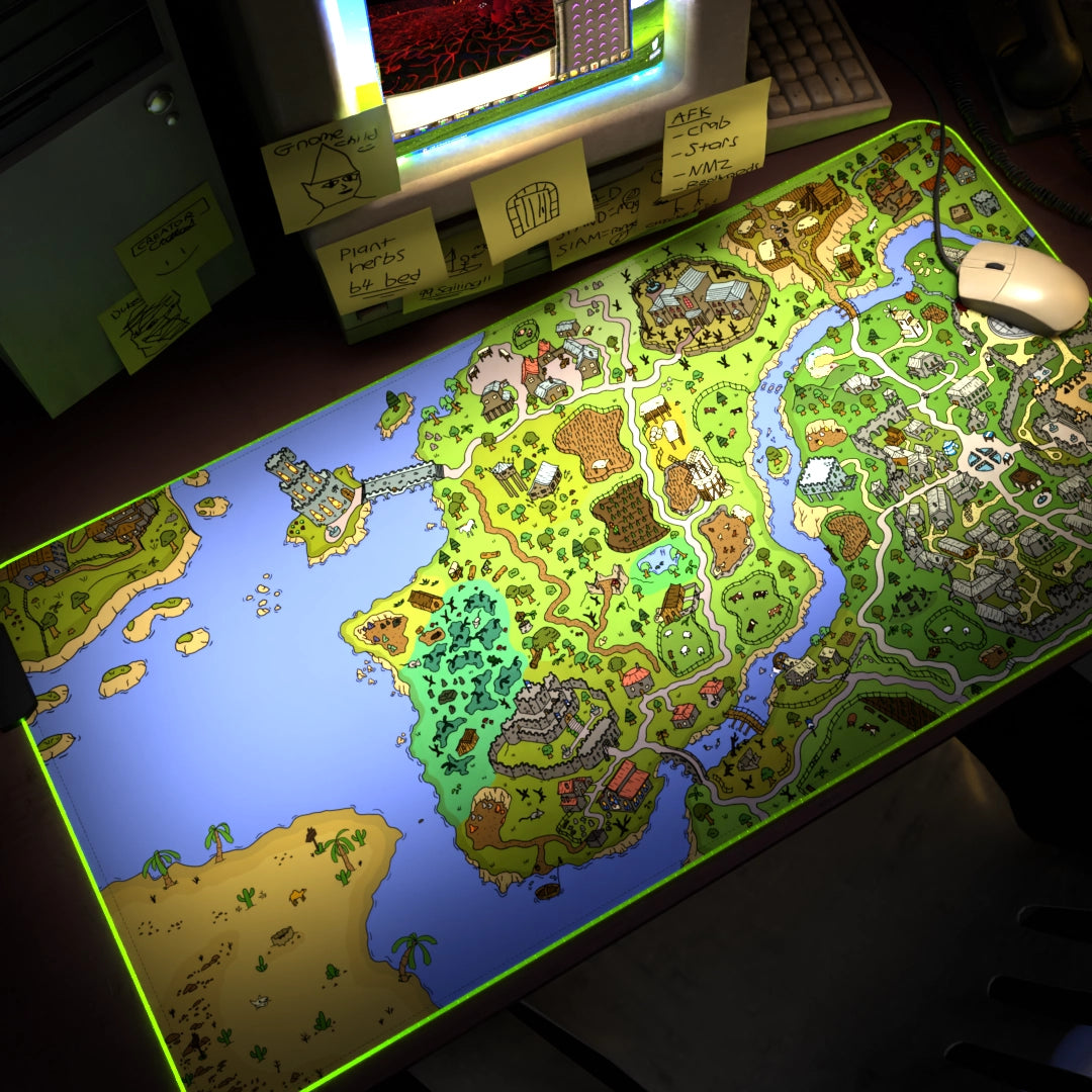 Kingdom of Misthalin RGB Desk Mat