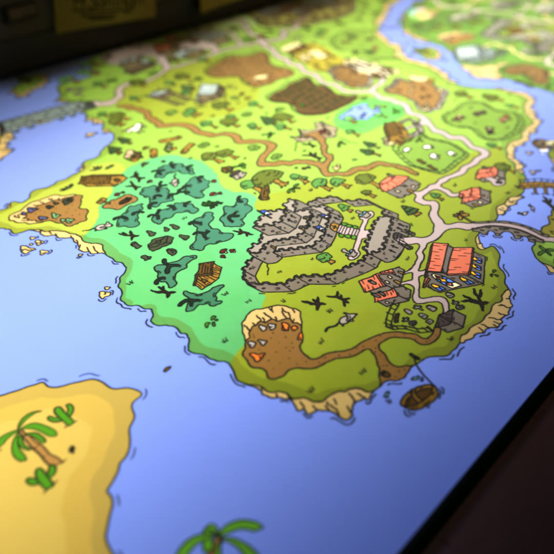 Kingdom of Misthalin Desk Mat (Pre-order)