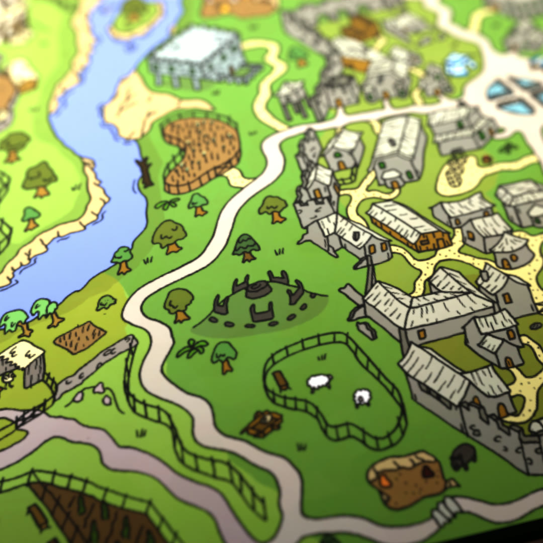 Kingdom of Misthalin Desk Mat (Pre-order)