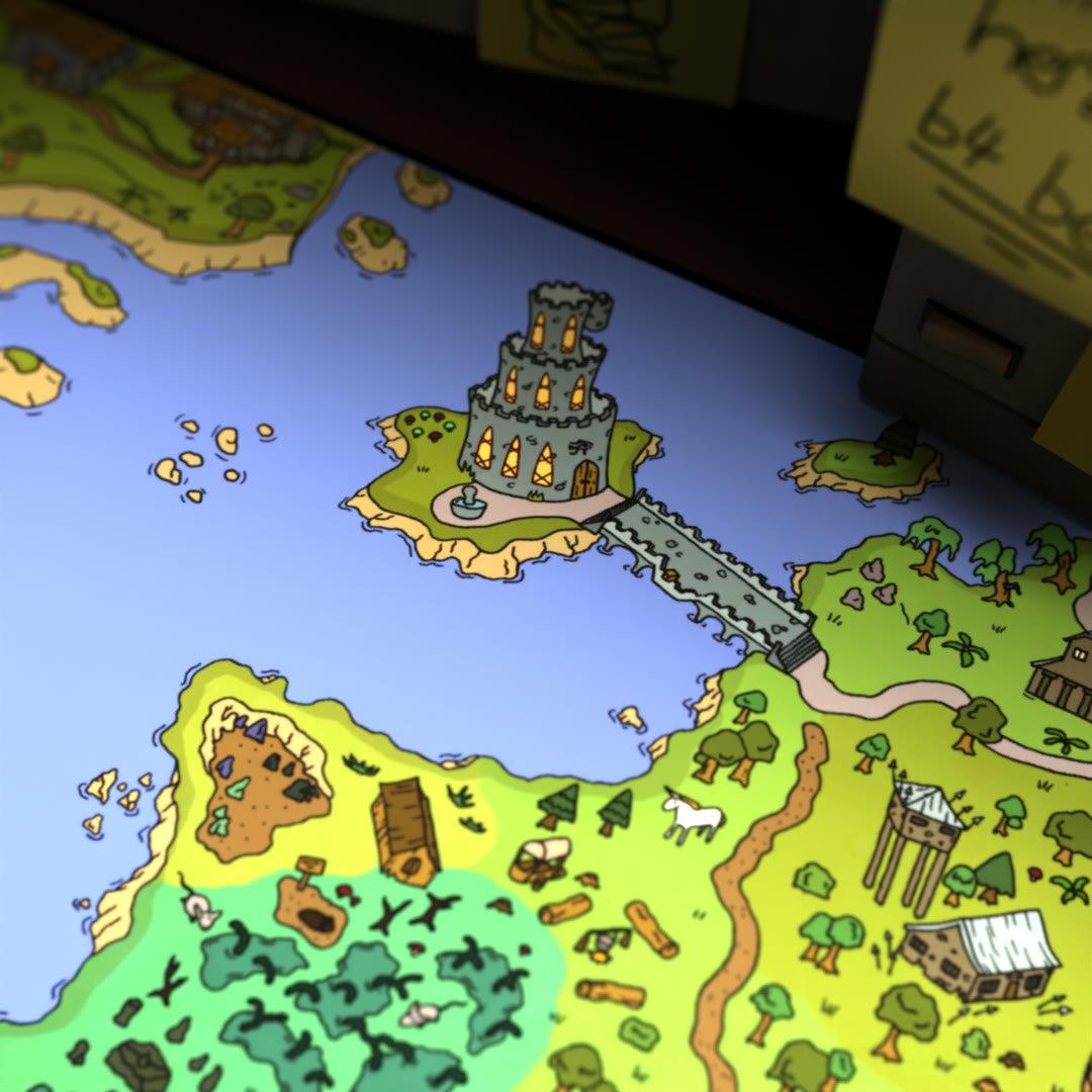 Kingdom of Misthalin Desk Mat (Pre-order)