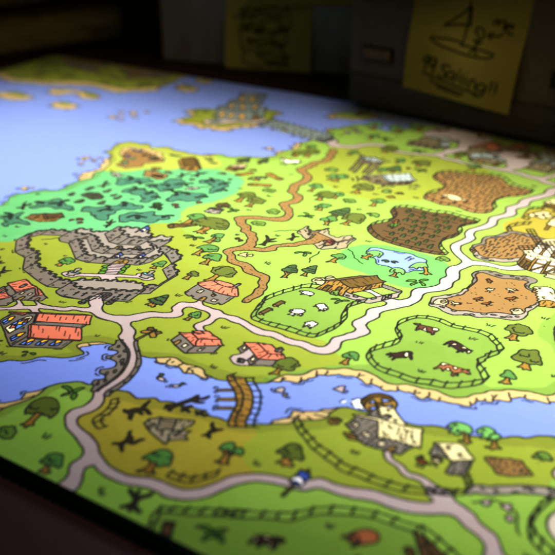 Kingdom of Misthalin Desk Mat (Pre-order)