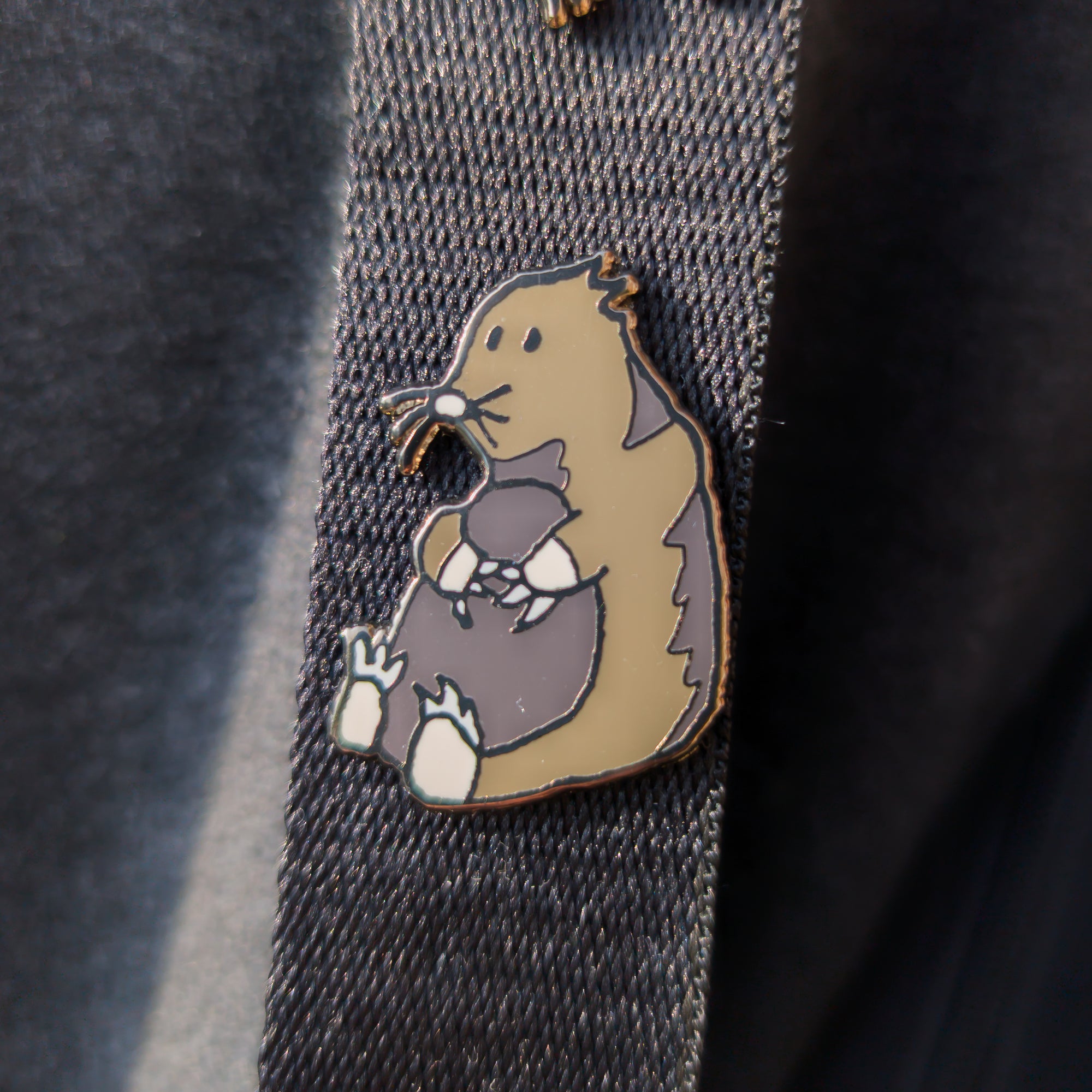Giant Mole Enamel Pin