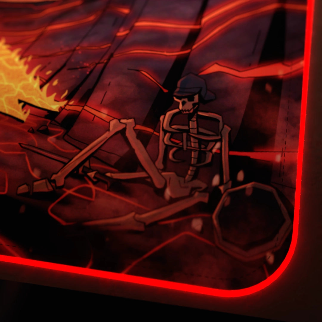 Jad - "Wave 63" RGB Desk Mat
