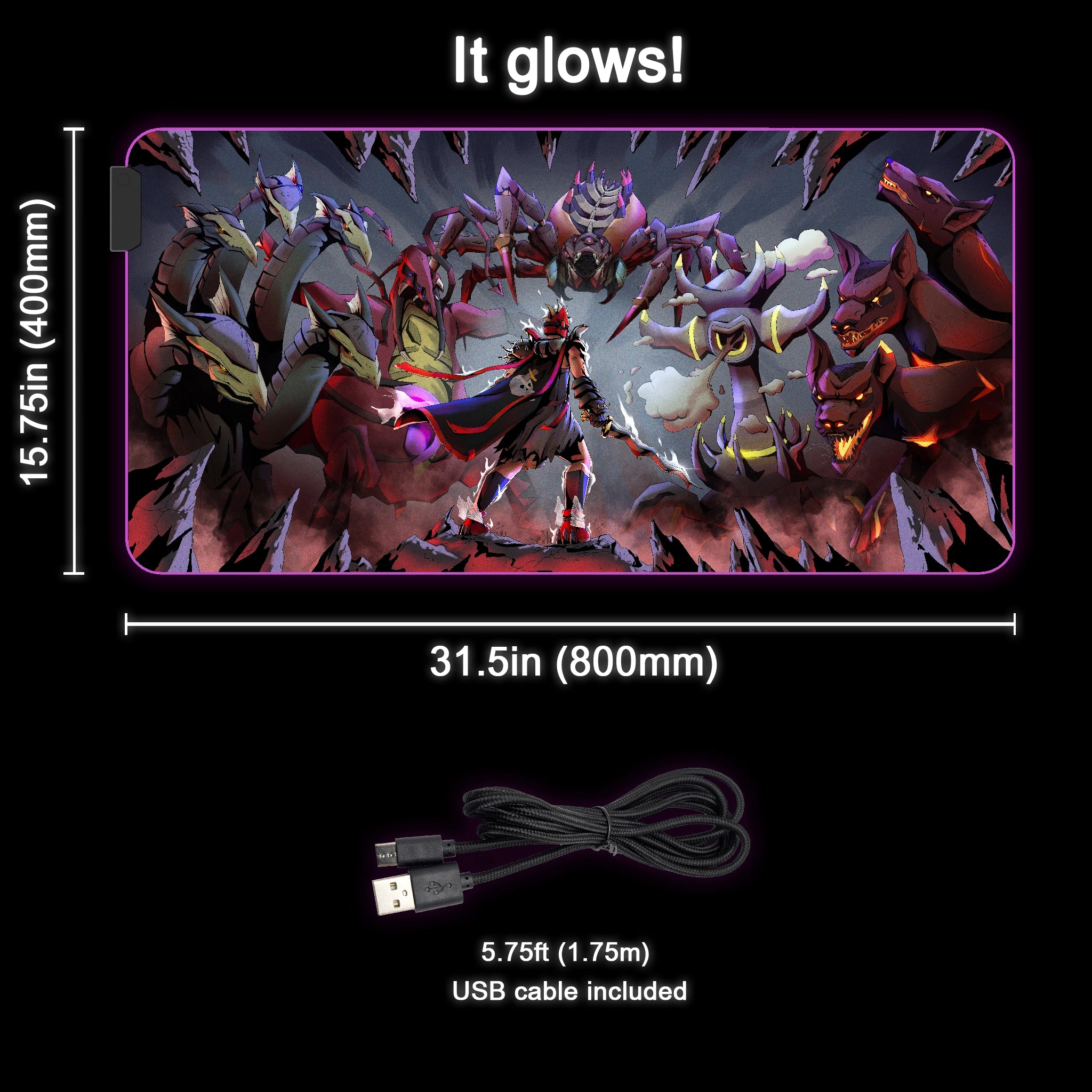 Slayer RGB Desk Mat
