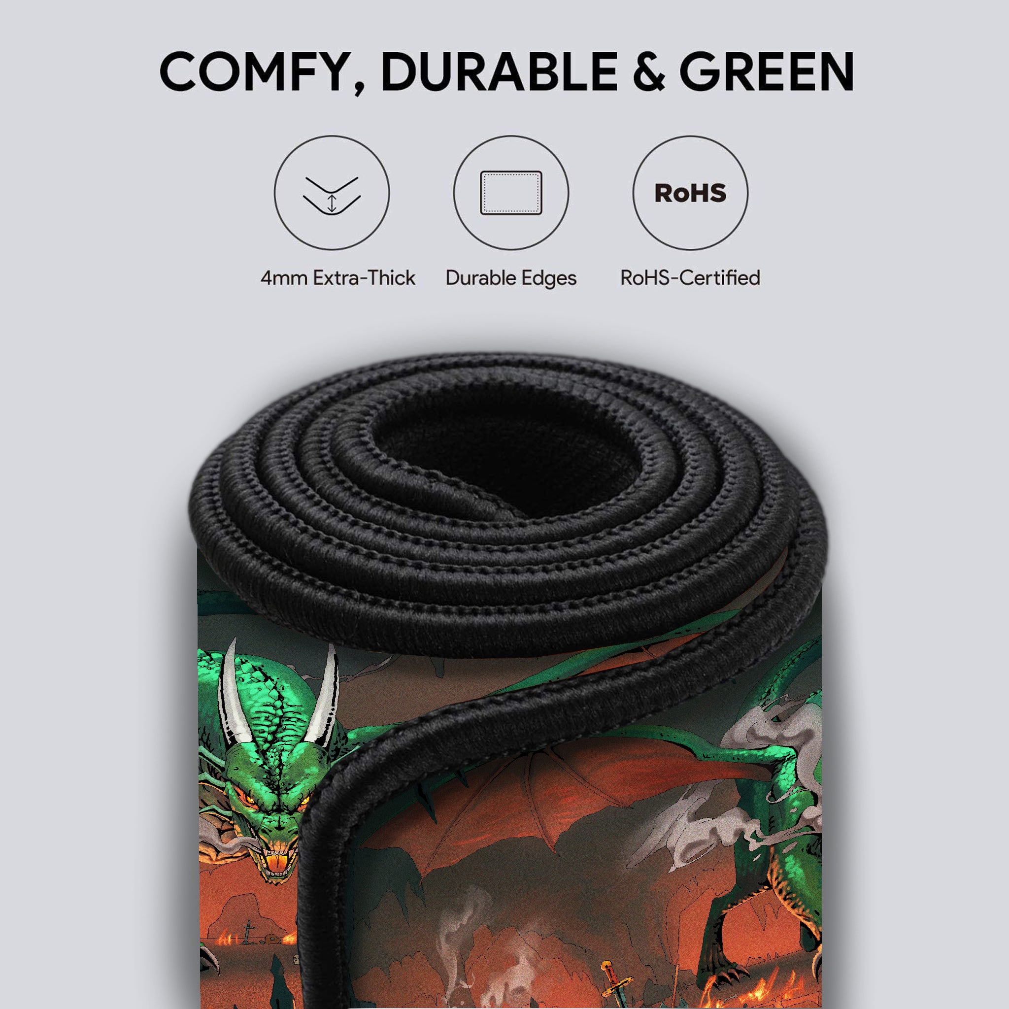 Elvarg - "The Duel" Desk Mat (Pre-order)