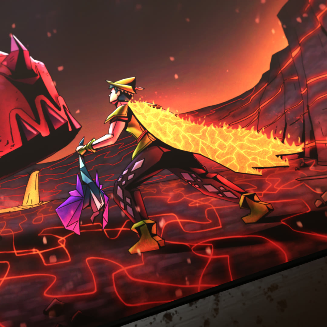 Jad - "Wave 63" Desk Mat